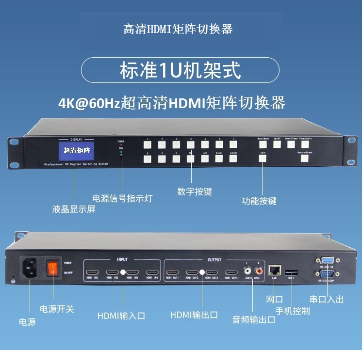 高清HDMI矩陣切換器